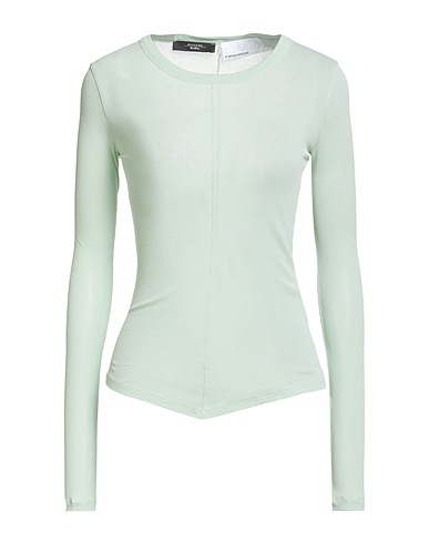WEEKEND MAX MARA Basic T-shirt PHANTASIE BY ARTHUR ARBESSER X WEEKEND MAX MARA Light green 100% Cotton