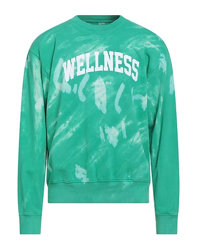 SPORTY & RICH Sweatshirt Green 100% Cotton