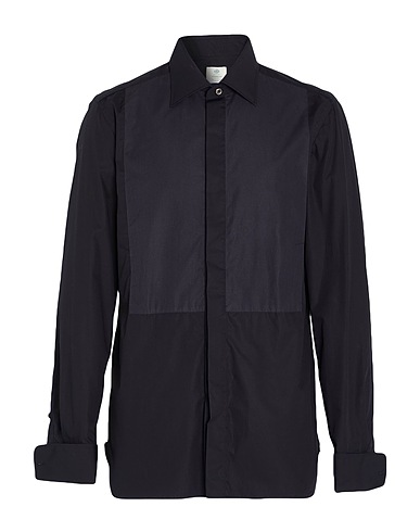 LUIGI BORRELLI NAPOLI Striped shirt Charcoal 100% Cotton