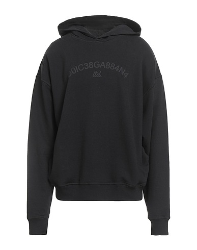 DOLCE&GABBANA Felpa Nero 100% Cotone, Elastan