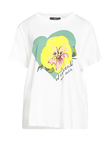 WEEKEND MAX MARA T-shirt White 100% Cotton