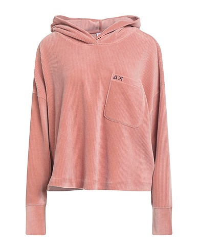 SUN 68 Hooded track jacket  Antique rose 65% Cotton, 30% Polyester, 5% Elastane