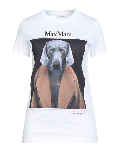 MAX MARA T-Shirt Weiß 100% Baumwolle