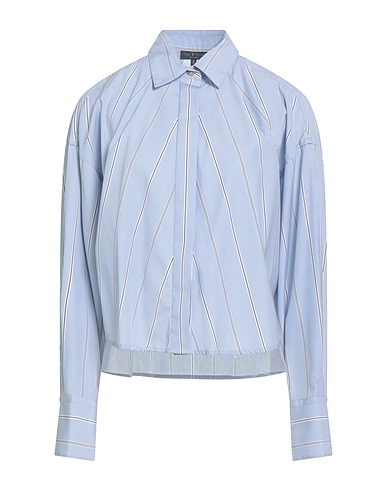 RAG & BONE Striped shirt Light blue 100% Cotton
