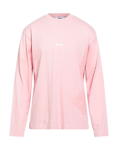 MSGM Basic T-Shirt Hellrosa 100% Baumwolle