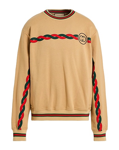 GUCCI Φούτερ Καμηλό 100% Βαμβάκι