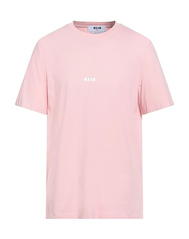 MSGM Basic T-Shirt Light pink 100% Cotton