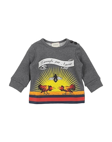 GUCCI Sweatshirt Grey 100% Cotton