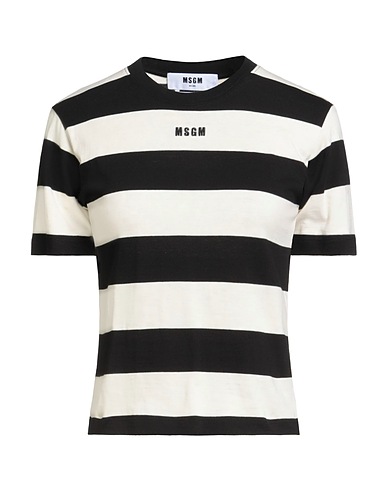 MSGM T-shirt Ivory 100% Cotton