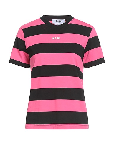 MSGM T-shirt FUCSIA 100% Cotton