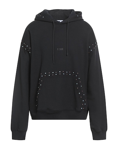 MSGM Hoodie Schwarz 100% Baumwolle