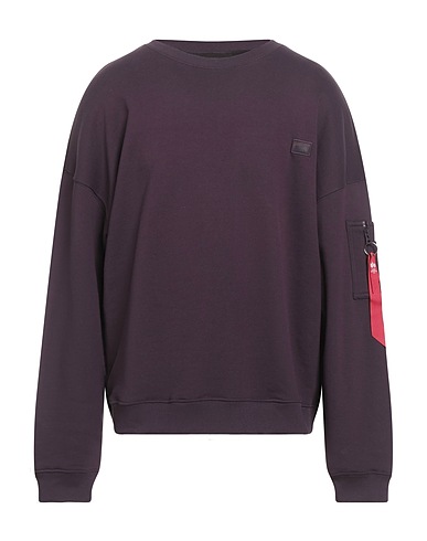 ALPHA INDUSTRIES Sweatshirt Plum 70% Cotton, 30% Polyester