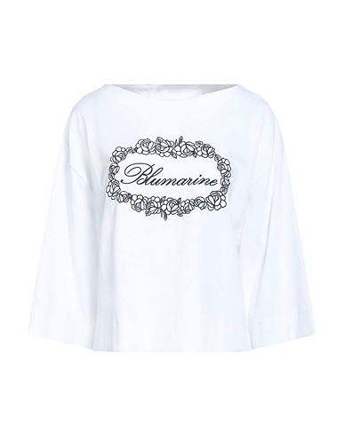 BLUMARINE T-shirt Bianco 94% Cotone, 6% Elastan