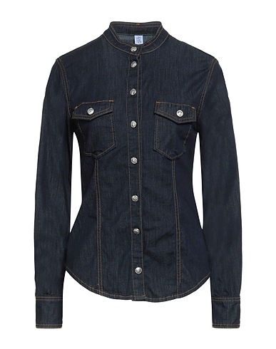 LIU •JO Denim shirt Blue 98% Cotton, 2% Elastane