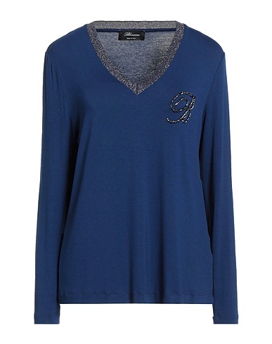 BLUMARINE T-shirt Navy 95% Viscose, 5% Elastane