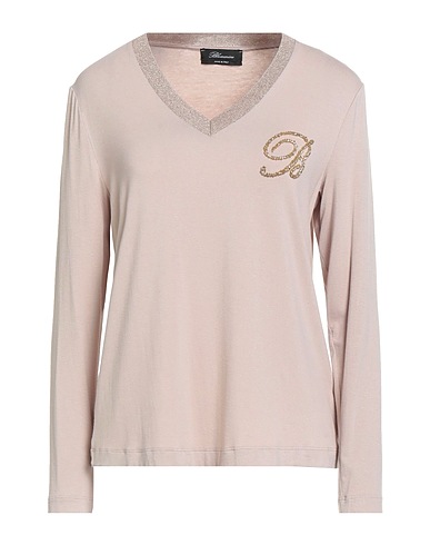 BLUMARINE T-shirt Beige 95% Viscose, 5% Elastane