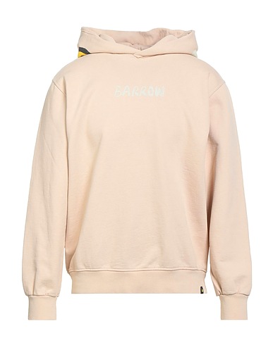 BARROW Hooded track jacket BEIGE 100% Cotton