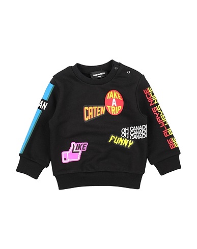 DSQUARED2 Sweatshirt Black 100% Cotton