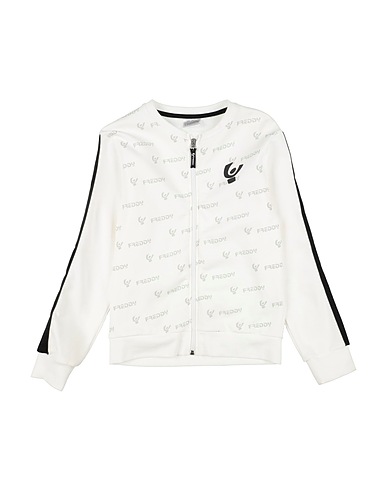 FREDDY Sweatshirt White 95% Cotton, 5% Elastane