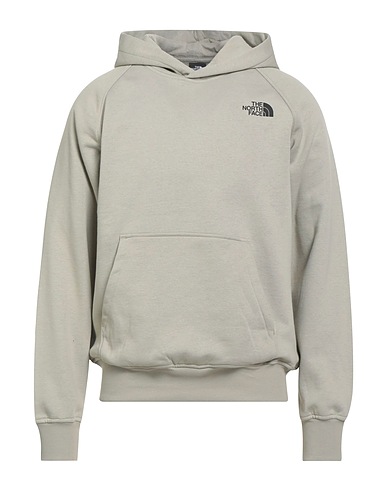 THE NORTH FACE Hooded sweatshirt Sage green 80% Cotton, 20% Polyester