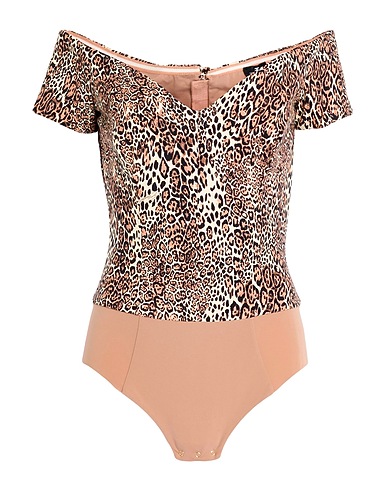 ELISABETTA FRANCHI TOPWEAR Cipria 80% Poliammide, 20% Elastan