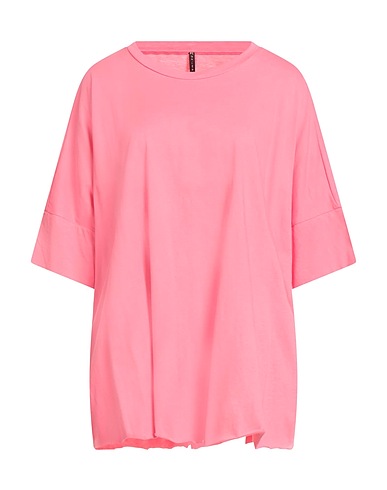 MANILA GRACE Oversize-T-Shirt Pink 100% Cotton