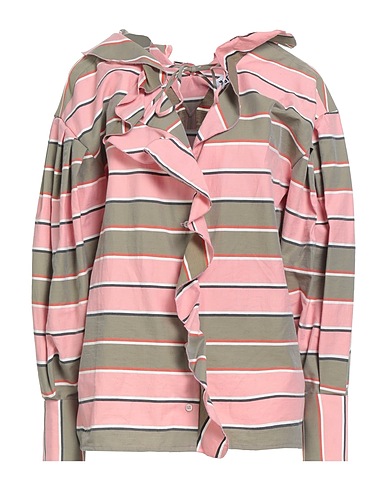 MSGM Striped shirt Light pink 85% Cotton, 15% Polyamide