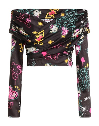 GCDS Top Black 100% Polyester