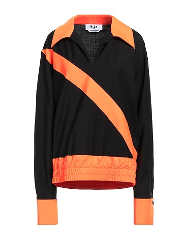 MSGM Top Black 95% Virgin Wool, 5% Elastane