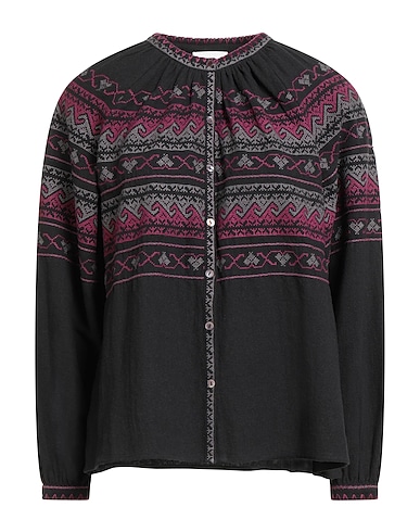 ANTIK BATIK Hemden und Blusen mit Muster Schwarz 100% Baumwolle