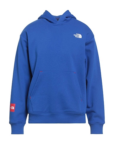 THE NORTH FACE Hooded track jacket  Blue 70% Cotton, 30% Polyester