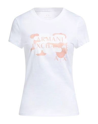 ARMANI EXCHANGE T-shirt Bianco 100% Cotone