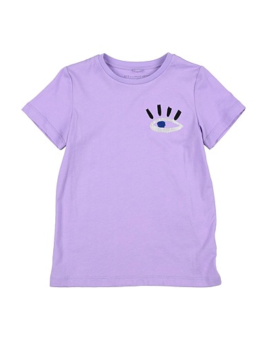 STELLA McCARTNEY KIDS T-shirt Lilac 100% Cotton, Polyester