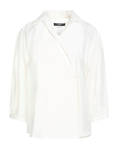 WEEKEND MAX MARA Solid color shirts & blouses White 73% Cotton, 27% Silk