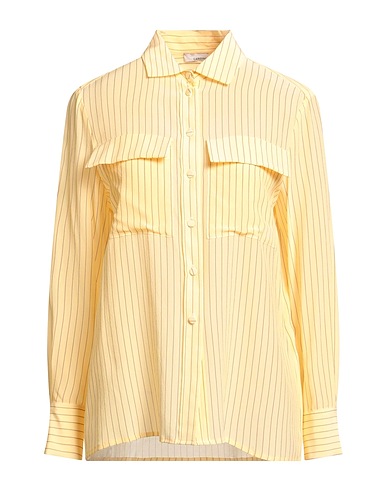 LARDINI Silk shirts & blouses Yellow 100% Silk