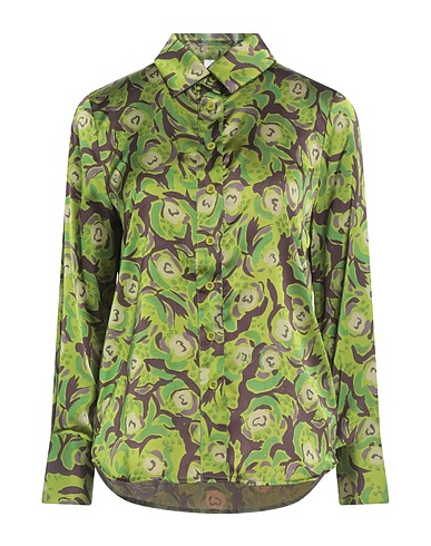 ANONYME DESIGNERS Floral shirts & blouses Lime green 100% Polyester