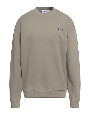 MSGM Felpa Verde militare 100% Cotone