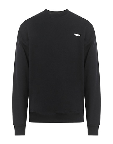 MSGM Sweatshirt Black 100% Cotton