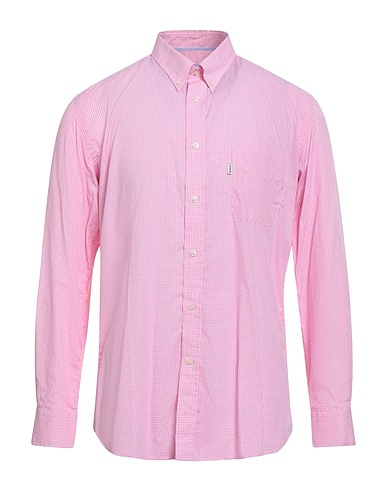 BARBOUR Checked shirt Pink 100% Cotton