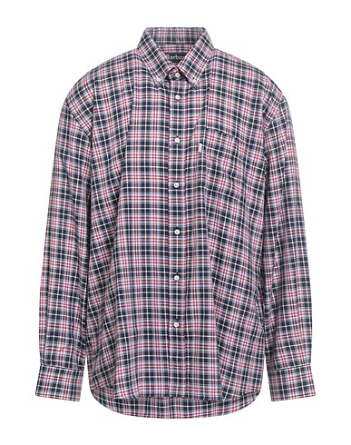 BARBOUR Checked shirt Midnight blue 100% Cotton