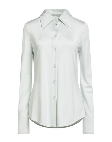 JIL SANDER Camicie e bluse tinta unita Celeste 100% Viscosa