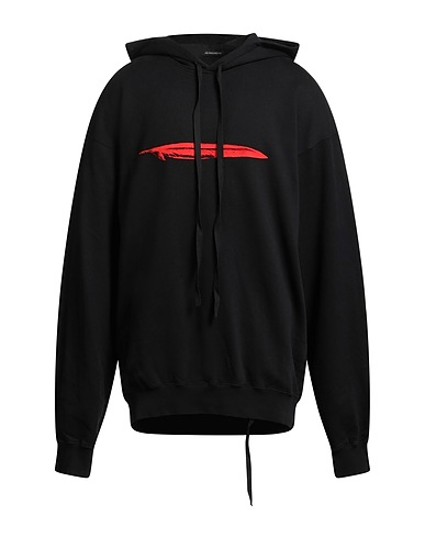 ANN DEMEULEMEESTER Толстовка Чёрный 100% Хлопок