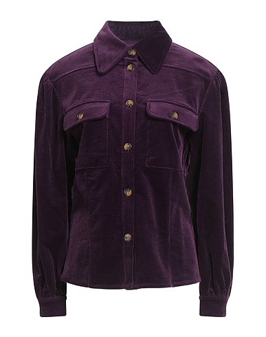 ANTIK BATIK Camicie e bluse tinta unita Viola 76% Cotone, 22% Cellulosa, 2% Elastan