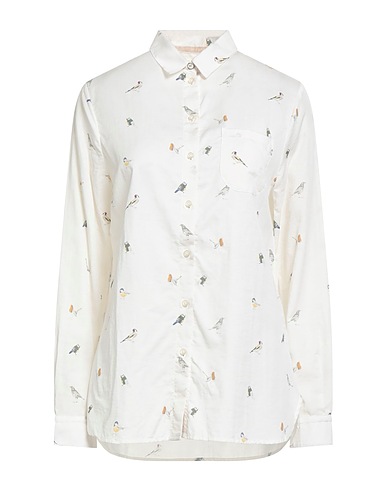 BARBOUR Patterned shirts & blouses White 60% Lyocell, 40% Cotton