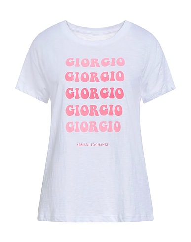 ARMANI EXCHANGE T-shirt White 100% Cotton
