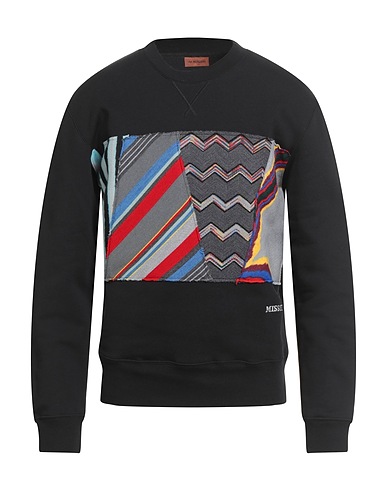 MISSONI Sweatshirt Black 100% Cotton, Wool, Polyamide