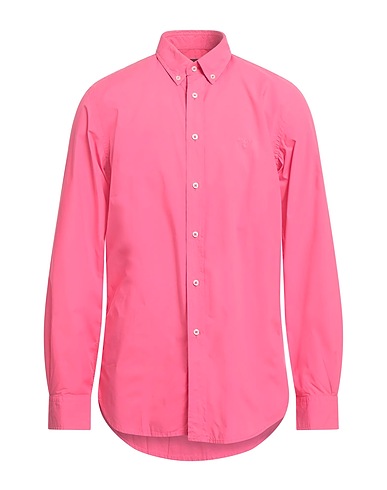 BARBOUR Solid color shirt Fuchsia 100% Cotton