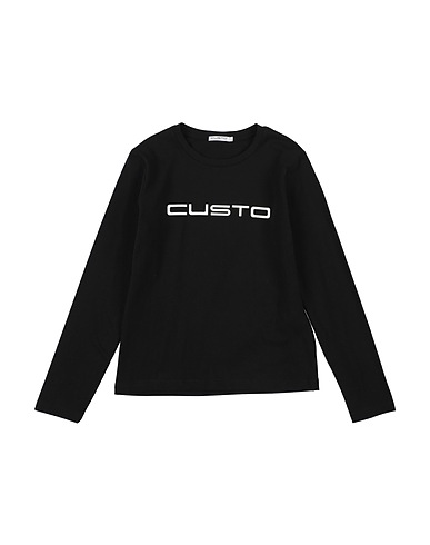 CUSTO BARCELONA T-shirt Black Cotton, Elastane