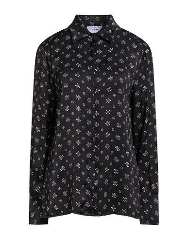 SOALLURE Patterned shirts & blouses Black 100% Viscose