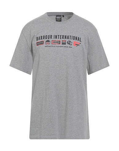 BARBOUR T-shirt INTERNATIONAL Grey 100% Cotton